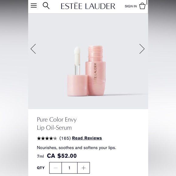 NIB Estee Lauder Pure Color Envy Nighttime Rescue Lip Oil-Serum 9ml - Picture 2 of 6